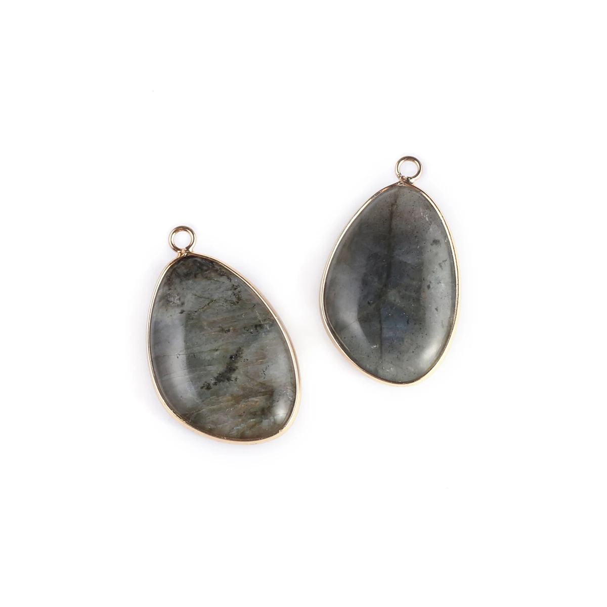

Natural Stone Pendants Gold Plated Flash Labradorite High Quality Exquisite Designs for Jewelry Making Diy Women Necklace Gifts