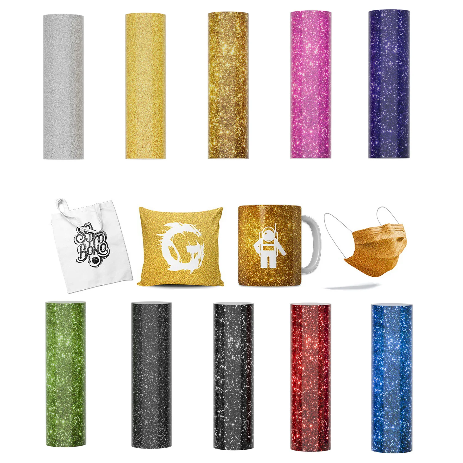 10 Sheets Pre-printed Sublimation Paper 4.5 *12 in
