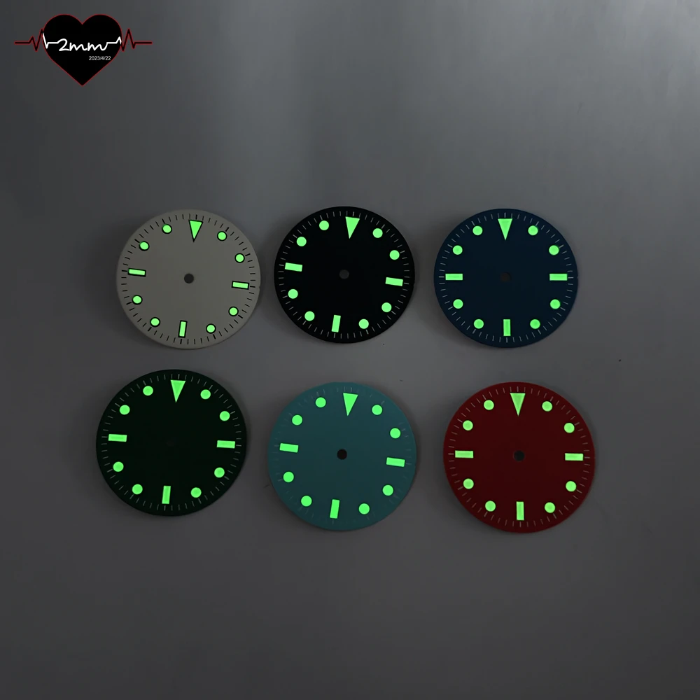 Versatile Watch Dial with 12-Hour Luminous Index - Multi-Color Options Available