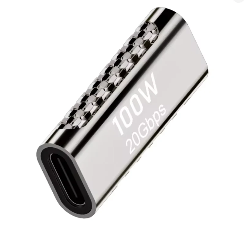 USB-C 90 Degree Adapter: High-Speed 20Gbps, 8K Video, 100W Fast Charging