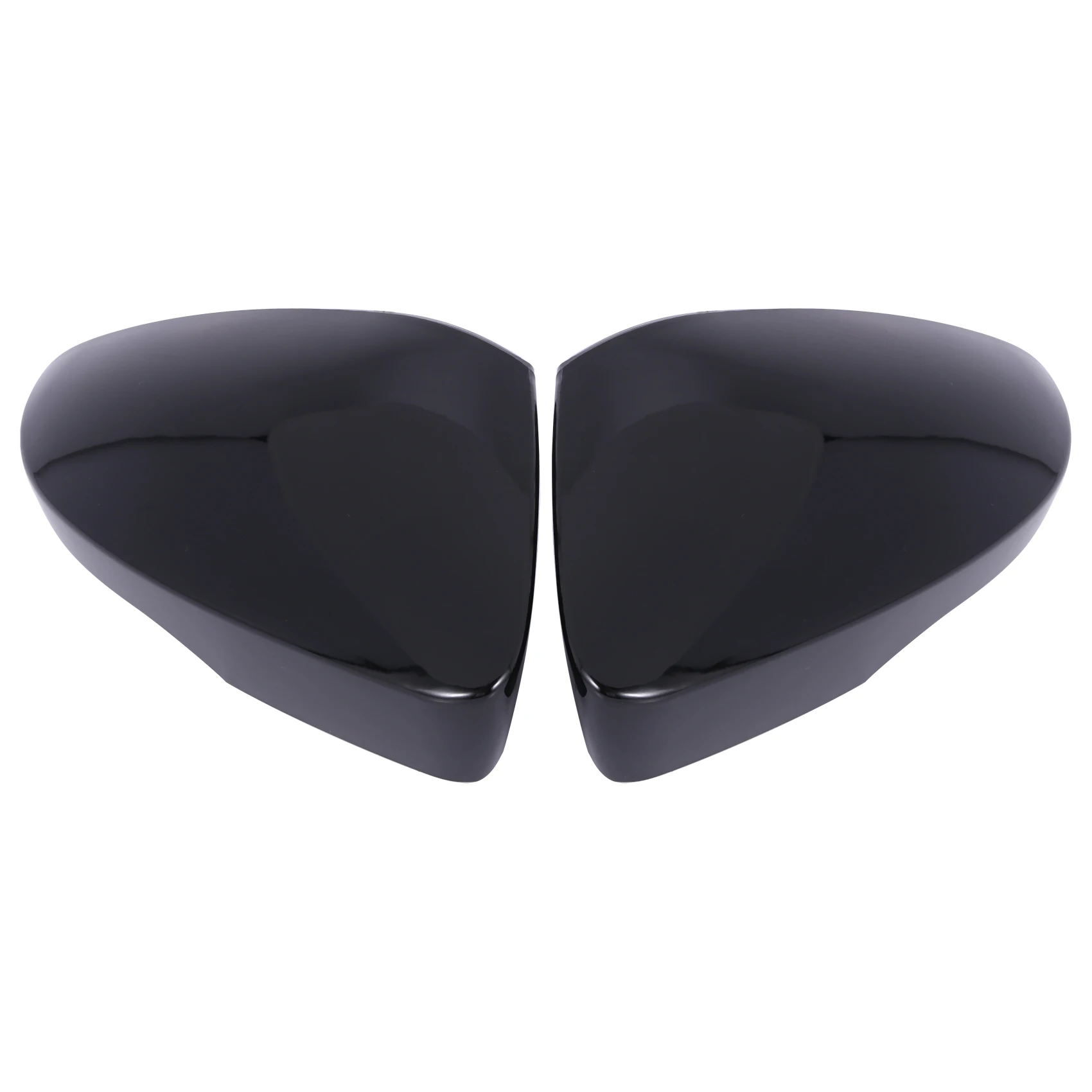Glossy Black Car Rearview Mirror Covers Side Wing Mirror Caps For Skoda Octavia Mk3 A7 5E 2014-2019 For T-Roc