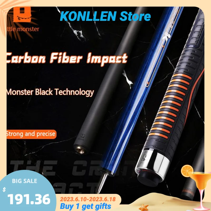 Newest Little Monster Punch Cue Carbon Technology Shaft Carbon Fiber