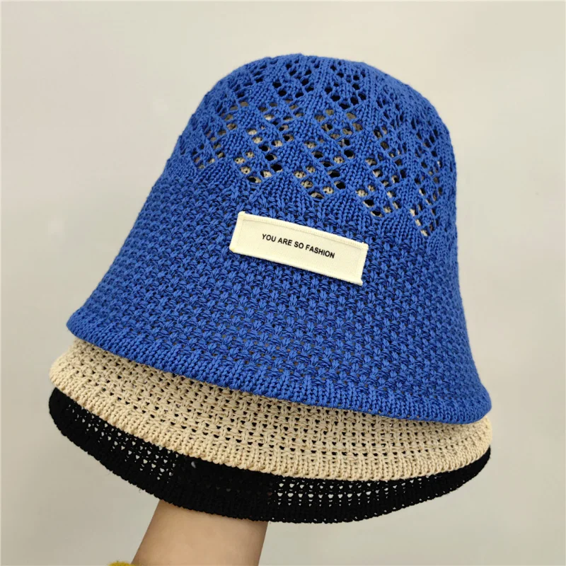 Korean-Version-Hollow-Fisherman-Hat-Women-Spring-and-Summer-Thin ...