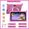 New version 7-inch mini Children's Tablet with 4GB RAM, 64GB ROM, Drawing and Learning, Android 13.0, 4000mAh PC Tablet 1