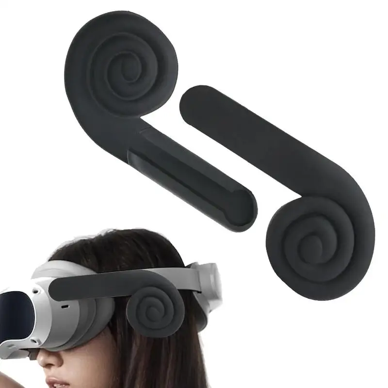 

Silicone Soft Ear Muffs Black/White Earmuffs Volume Collector Earmuffs For VR Headset To Enhanced Headset Sound Extension Cover