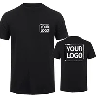 T-shirts imprimés en coton personnalisés hommes mode votre Logo t-shirt femmes personnalité décontracté Streetwear t-shirt personnalisé hauts 1