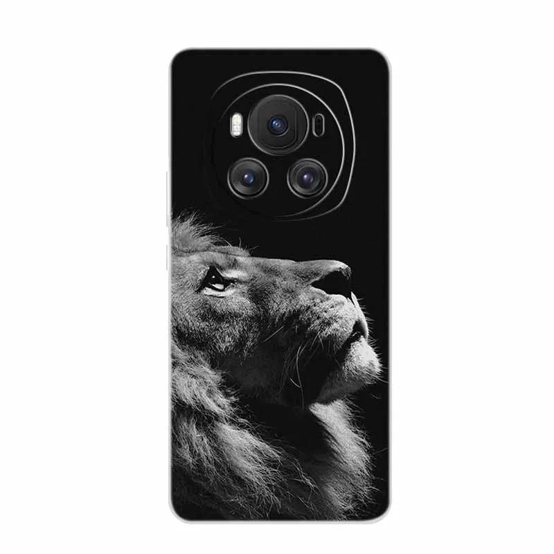 Fashionable Clear Animal Design Silicone Phone Case - Soft TPU Back Cover