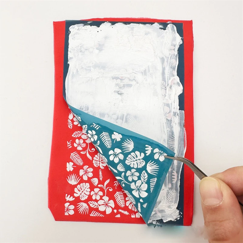 Flower Silk Screen Stencils for Polymer Clay Reusable Silkscreen Print Kit  Mesh Transfer DIY Crafts Printing Jewelry
