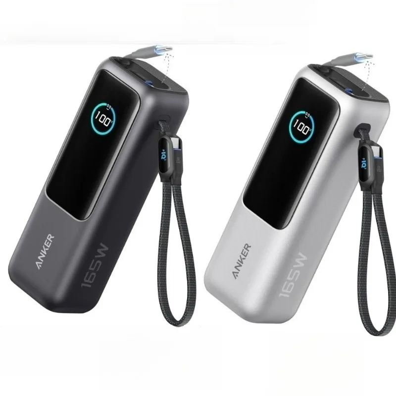 25000mAh165W Built-in Cables Anker Power Bank Ultra-Fast Portable Charger for IPhone Samsung Dual Laptops Multi-Device Charging 2