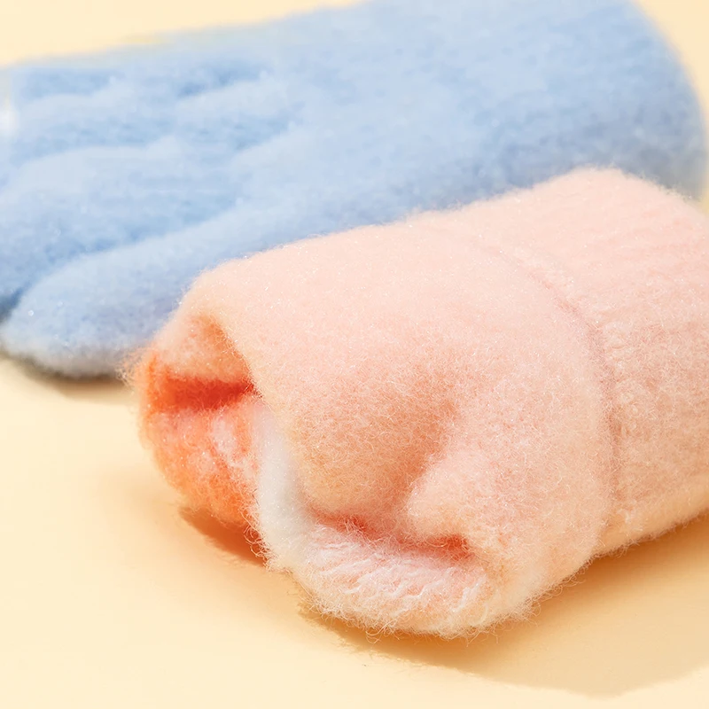 Cartoon Unicorn Cute Baby Warm Winter Children's Gloves Full Finger Boys Girls Mittens Gloves 5-10Years Old winter gloves baby mittens