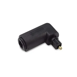 Right Angle Rotating Fiber Optic Audio Cable Adapter (1pce)