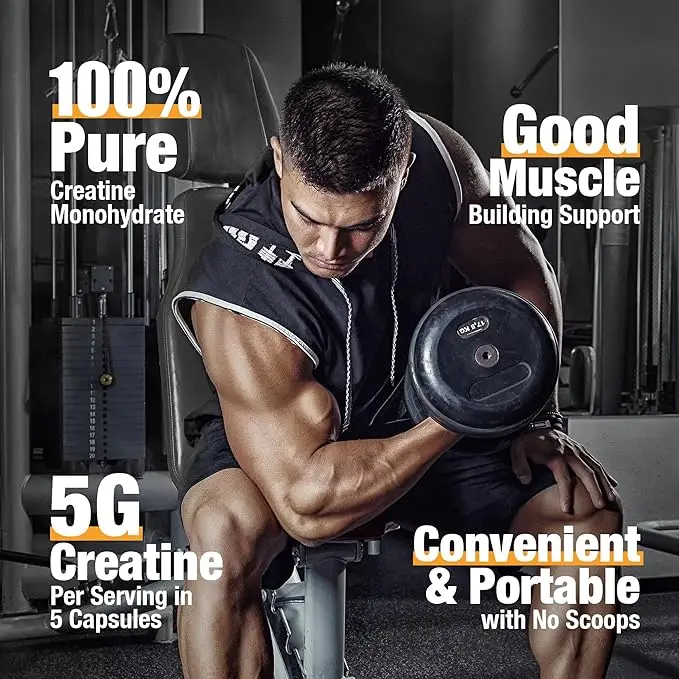 Micropowder Creatine Monohydrate And Creatine Capsule Supplement Suitable For Muscle Strength Energy Recovery for creatine monohydrate capsule