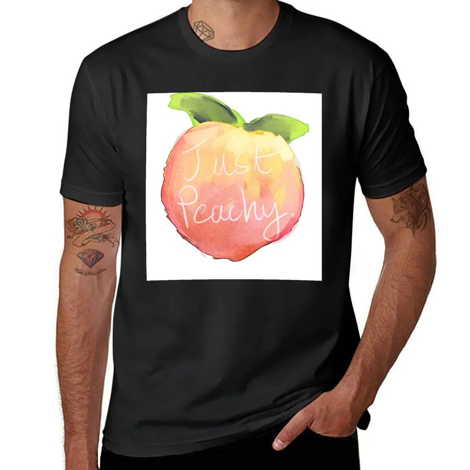 Just Peachy T-Shirt sports fans plus sizes mens clothes
