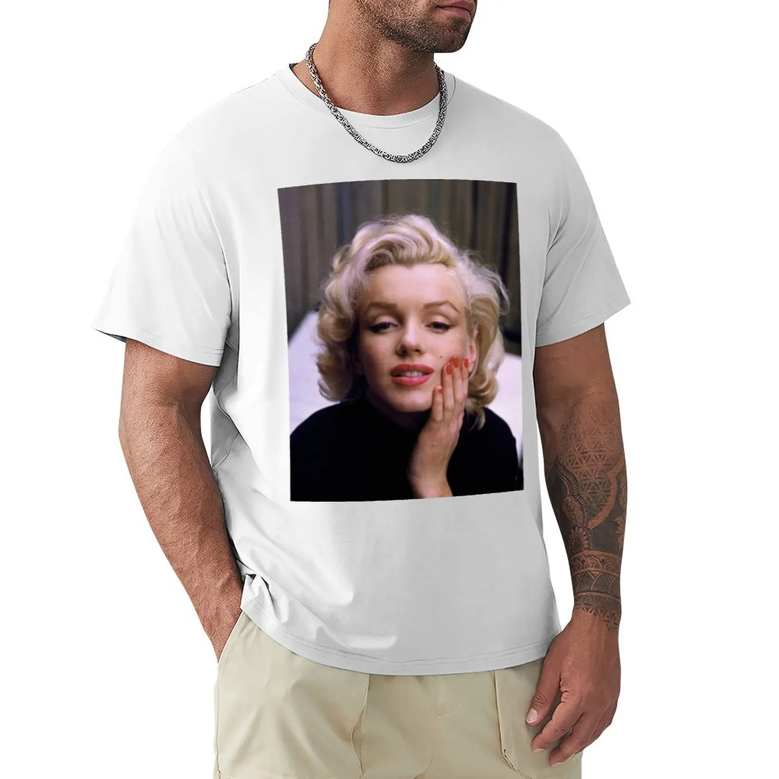 

Marilyn Monroe : Timeless T-shirt tees sports fans t shirts for men cotton