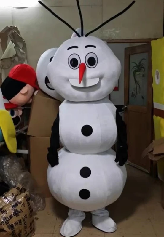 Miniso Disney Di Alta Qualità Frozen Snow Man Olaf Personaggio Olaf Costume Mascotte Pubblicità Costume Fancy Dress Party Animal