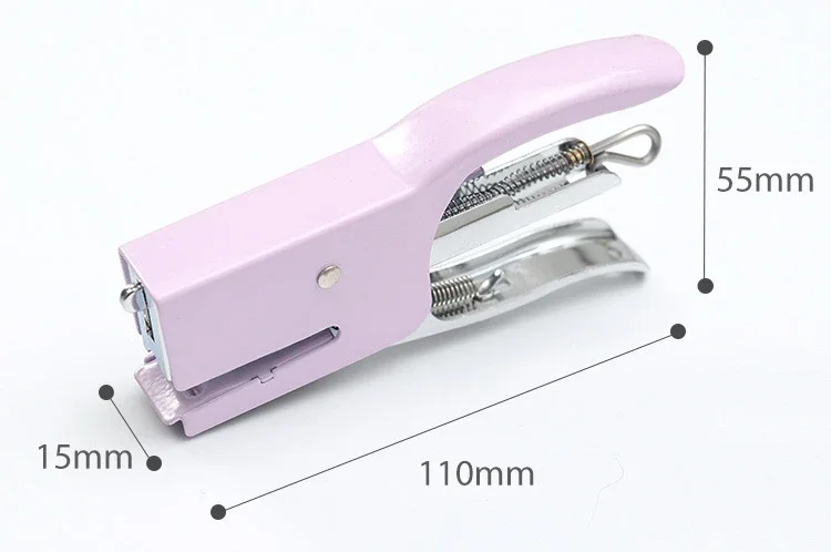 Hand Stapler Metal Stapler 1pc Handy Metal Stapler Professional Packaging Plier Stapler Office Desktop 16 Sheets Capacity for Student Teacher