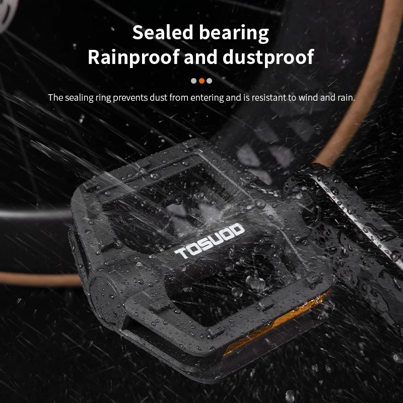 TOSUOD ABSJT-01 Bicycle Pedals Lightweight Anti-Slip Plastic MTB Road Bike - Image 5