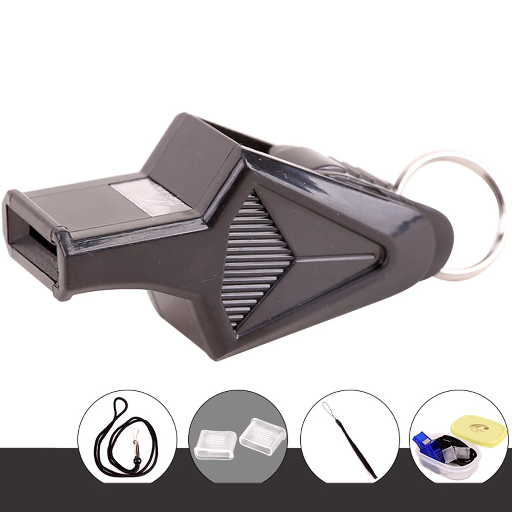 Sports Whistle Referee Whistle Plastic Referee 130dB Volume ABS For Soccer No Ball