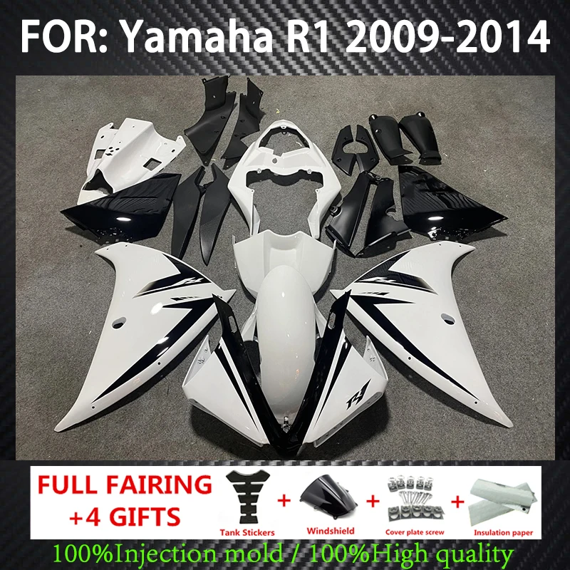 

Motorcycle fairing for Yamaha R1 09-14 YZF1000 2009 2010 2011 2012 2013 2014 Fairing Blue White Black sheathed car shell