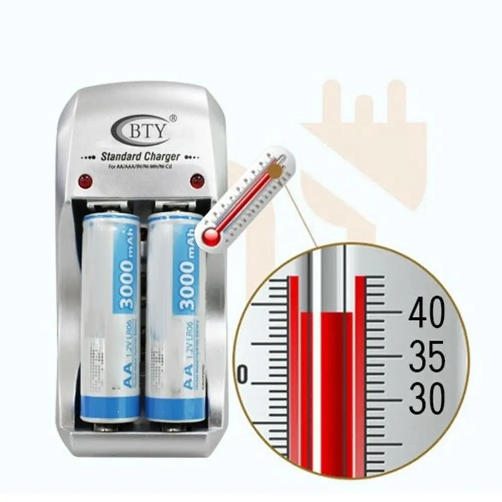2 Slots Rechargeable Battery Charger Universal Easy-use for AA/AAA 9V Ni-MH Battery Standard Charger EU/US For battery charger,battery charger adapter