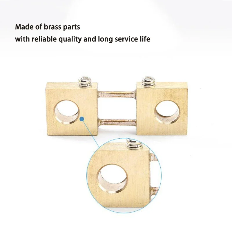FL-19 Shunt 100A 200A 300A 400A 500A 600A-1500A 75mV Welding Machine Brass Resistor DC Shunts for Current Analogue Panel Meter metal film resistors