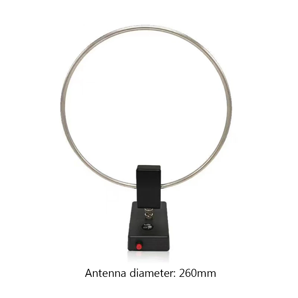 루프 안테나 10KHz-159MHz 원형 안테나 HF 액티브 루프 안테나 GA800 라디오 실내용 소형 루프 단파 안테나