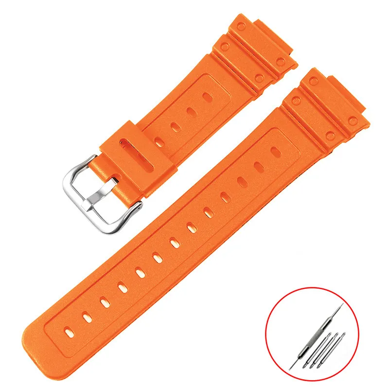 Enhanced Silicone Watch Strap for G-SHOCK Small Square Watches