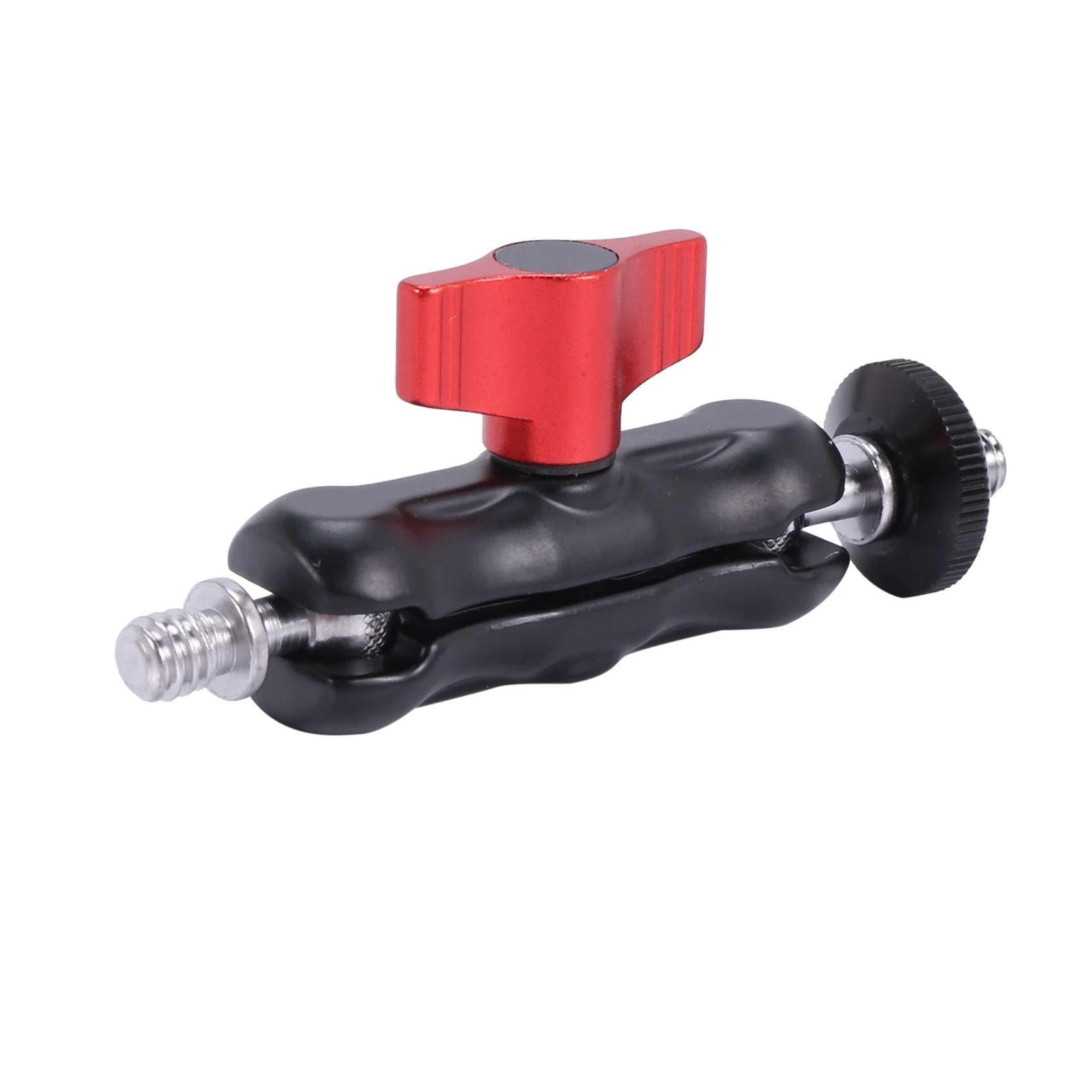 A73E-Slr Camera Magic Arm Double Hot Shoe Ball Head Crab Claw Clip Universal Monitor Bracket Ball Head Clamp Super Holder Stand