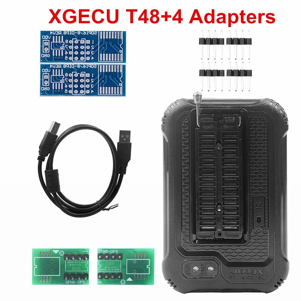 TL866II Plus Replacement Programmer T48 NAND Flash AVR PIC Bios USB Programmer Adapters key programmer universal programmer
