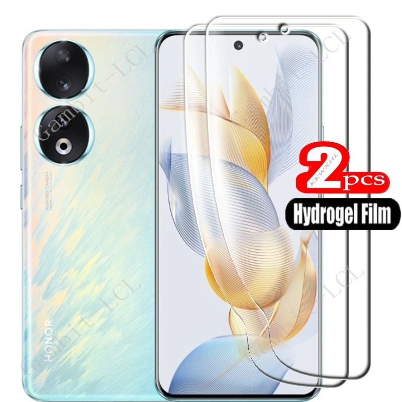 غطاء شاشة بغطاء هيدروجيل كامل ، غطاء واقي لشرف 90...