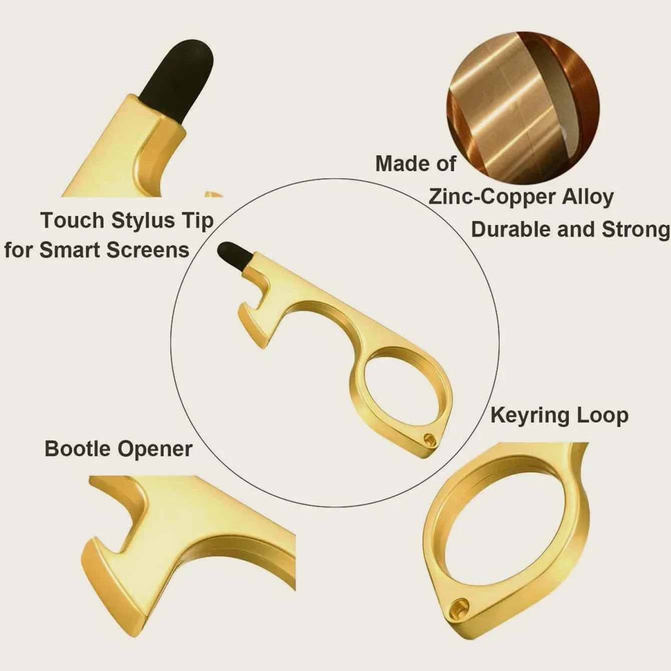 1pc Multifunction Contactless Random Door Opener