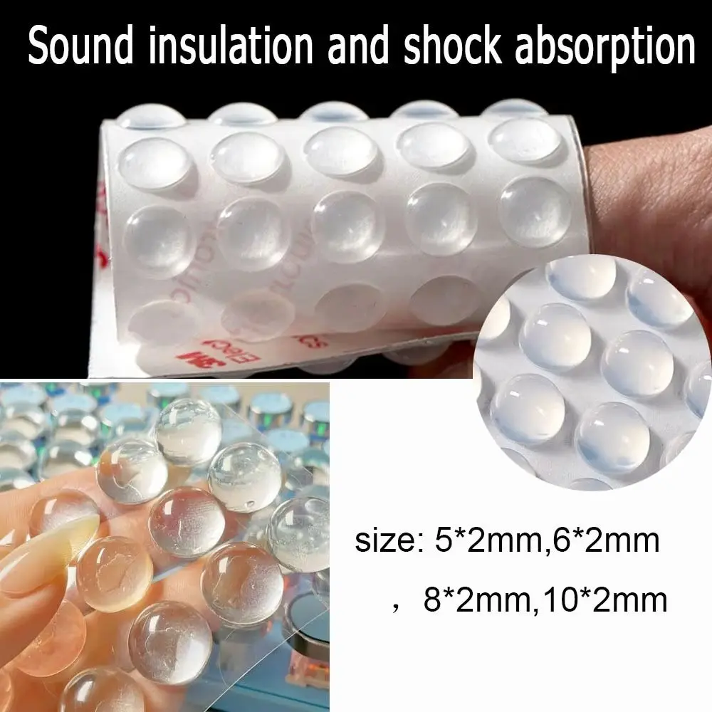 Silicone Nail Art Keyboard Sticker Transparent Hemispherical Keyboard Stickers Nail Art Typing Assistant