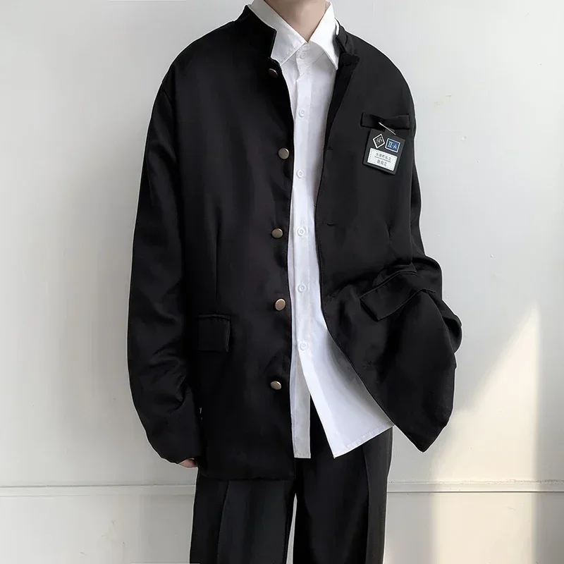 Mens blazer Spring Men's Casual Jacket Small Suit Japanese Style DK Uniform Student Coat Gakuran Youth Fashion Clothing