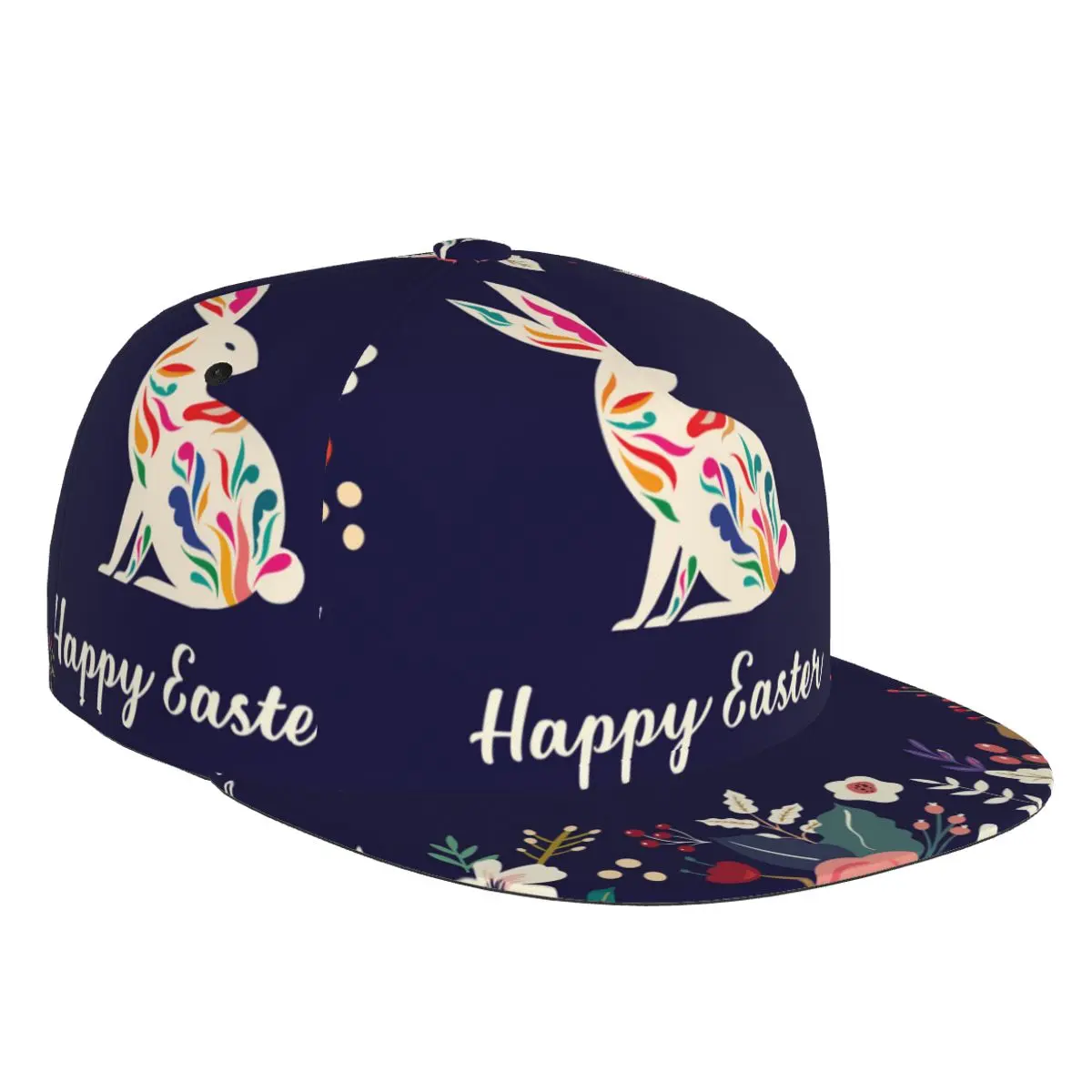 

Happy Easter 3D Print Baseball Cap Casual Sun Hat Elegant Ethnic Style Fashion Stage Hip Hop Women Men