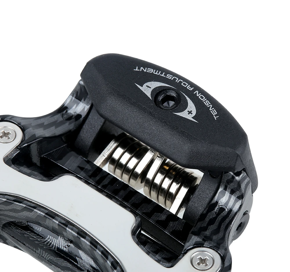 RACEWORK Ultraleichtes Rennradpedal aus Kohlefaser, selbstsichernd, für Shimano SPD-kompatible Fahrräder, professionelle Pedale mit Lagern – Detail 12