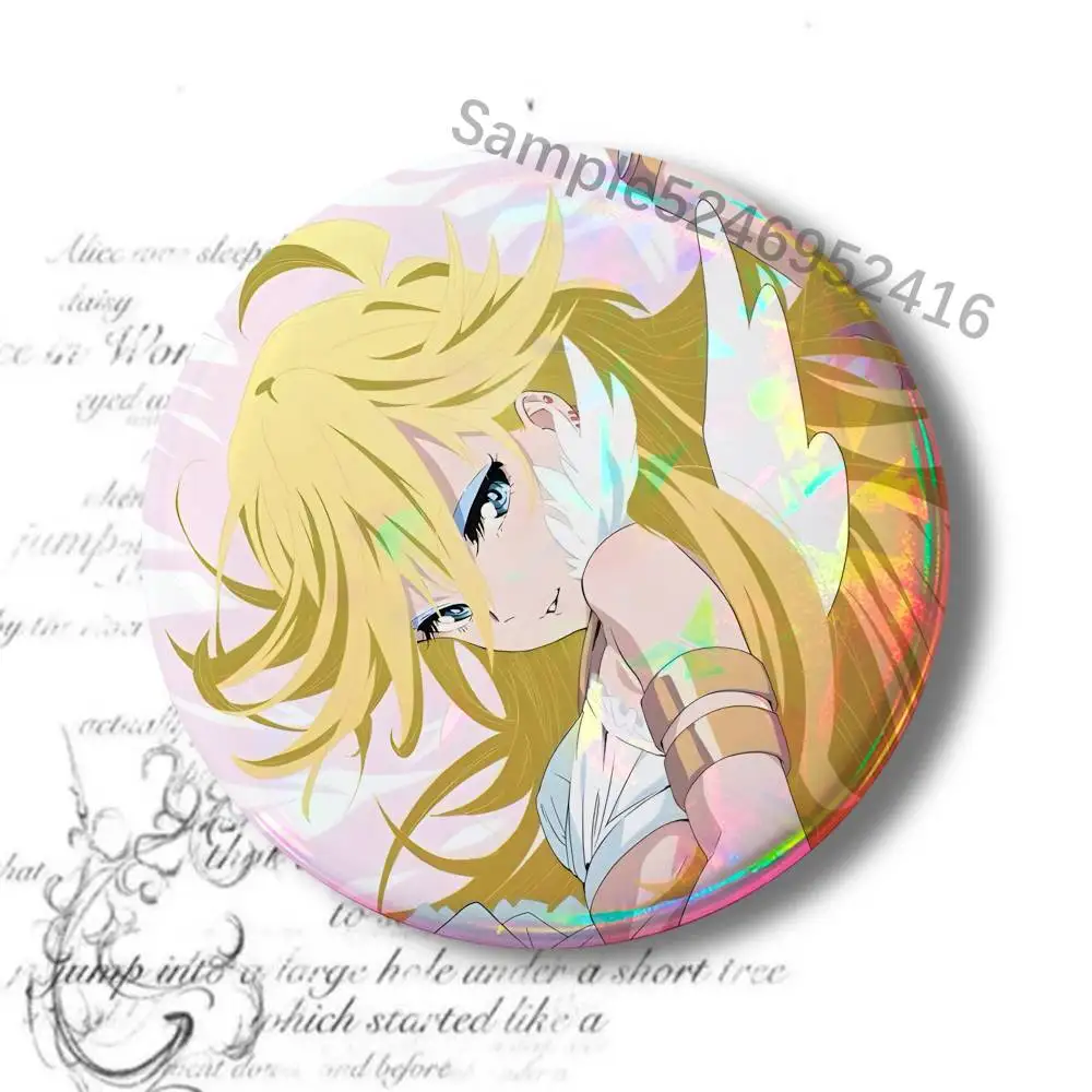 P-Panty Stocking PaSwG PSG 레이저 배지 크리에이티브 핀 브로치 가방 의류 모자 장식 선물 팬 수집 액세서리 라펠 핀