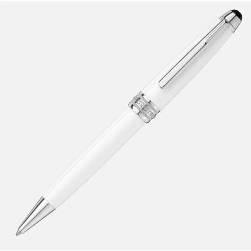 La Più Recente Penna A Sfera Mb Monte Roller Luxury Blance Metal Write Penne Stilografiche A Inchiostro Forniture Scolastiche Kawaii Di Alta Qualità