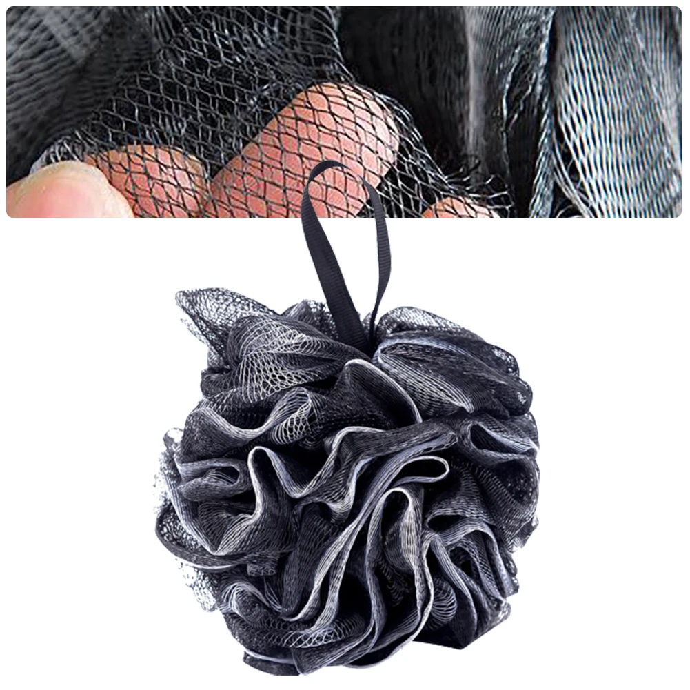 Ball Bath Sponge Bathroom Home Accessories Parts Shower Washcloths Adult Body Wash Brush Clean Exfoliating Large 6