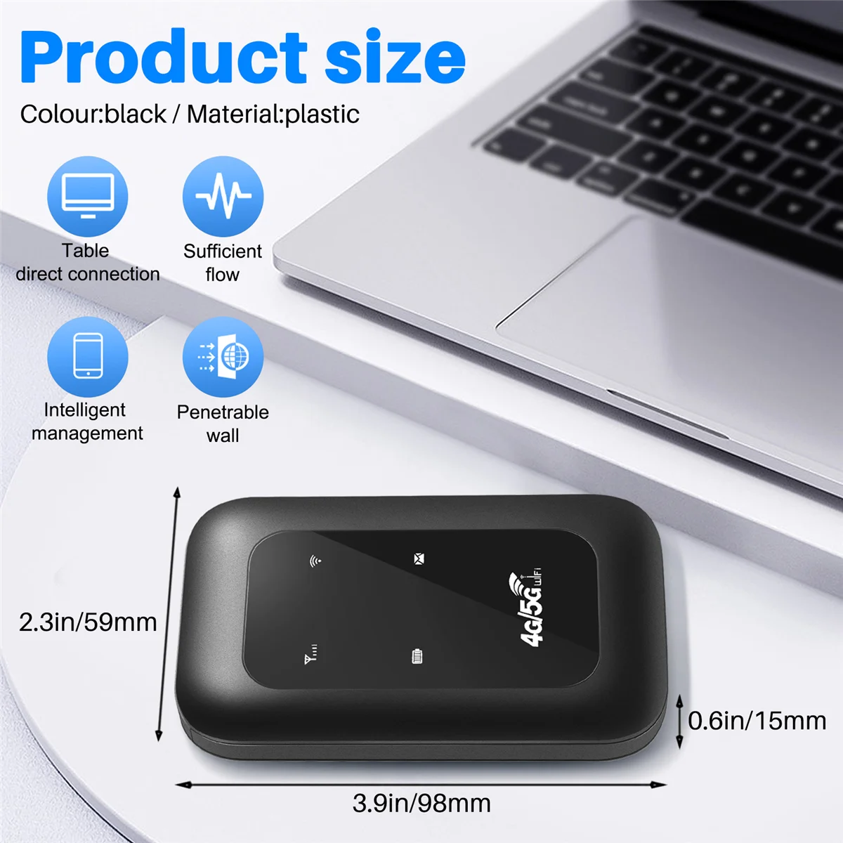 Router Wifi Tascabile 4G Lte Ripetitore Car Mobile Wifi Hotspot Wireless Broadband Mifi Modem Router 4G Con Slot Per Sim Card