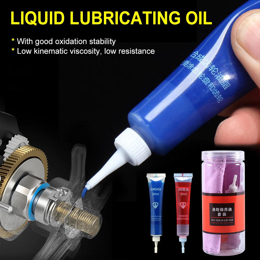 20ml20mlFishingReelLubricantOilGearBearingWetDryLubricant