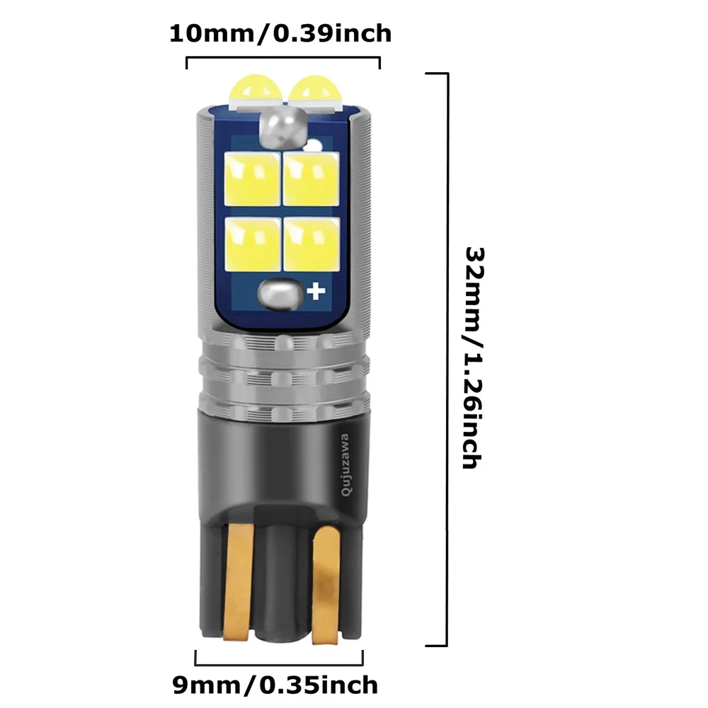 2/4PCS T10 LED W5W Led ���� ���� ���� �ڵ� ���׸��� ���� �� ���� WY5W �ڵ��� ���� ���� ���� ���� �� ��� ������ 12V