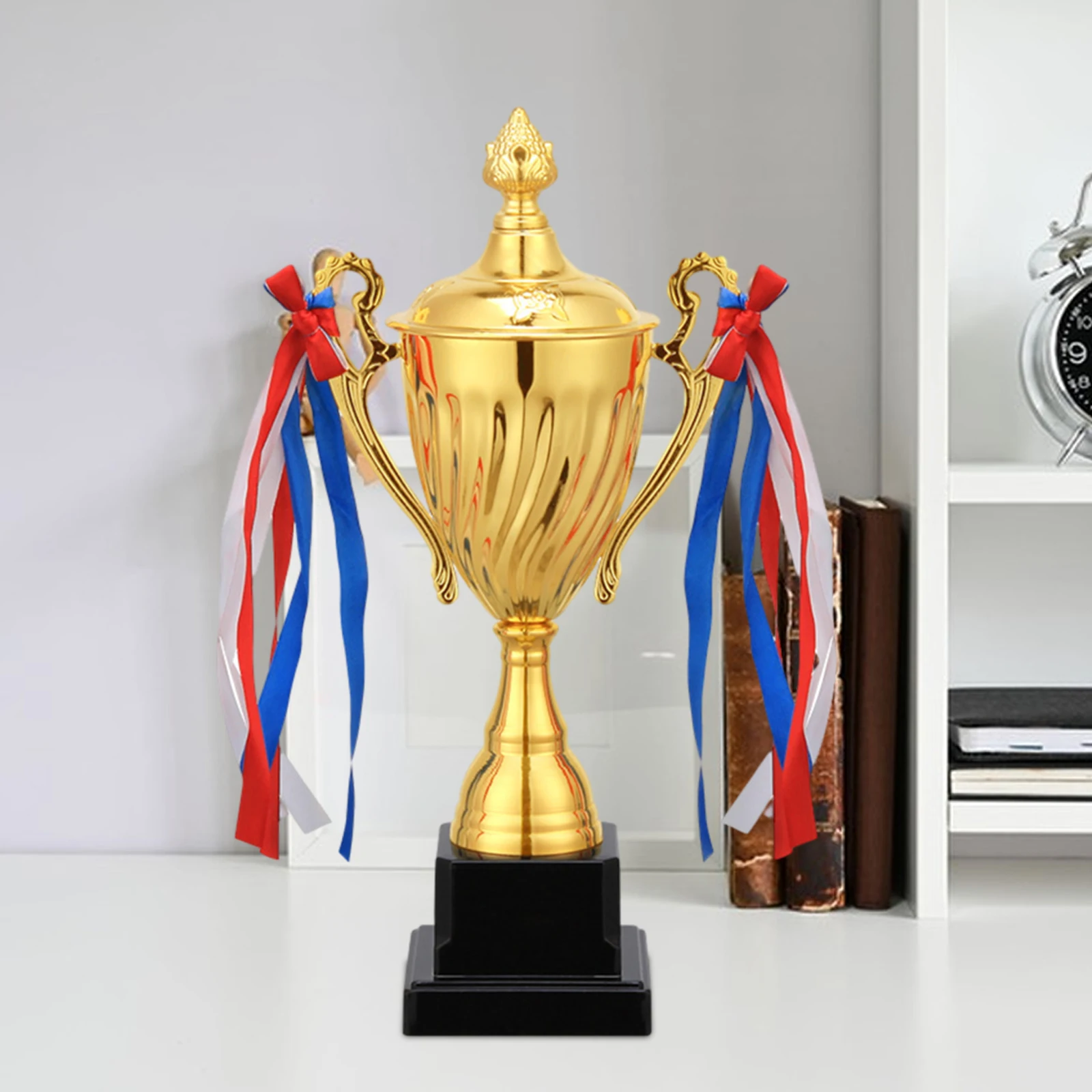 Trophy Cup Winner Carnival Tournaments Metal Competitions Award Cup Props for Football Soccer Baseball Sports Championships