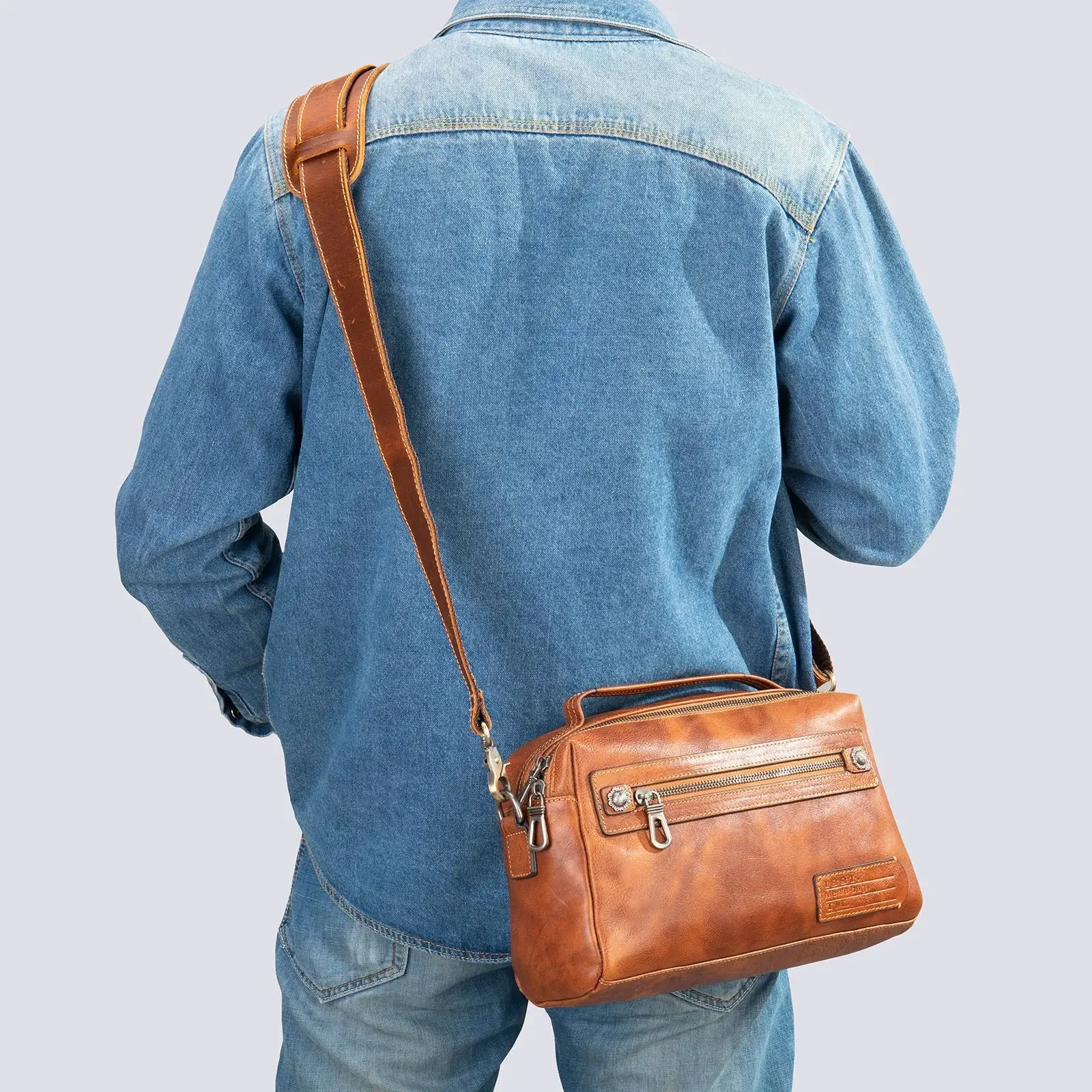 Leather Strap for Messenger Bags Adjustable Shoulder Bag Accessory