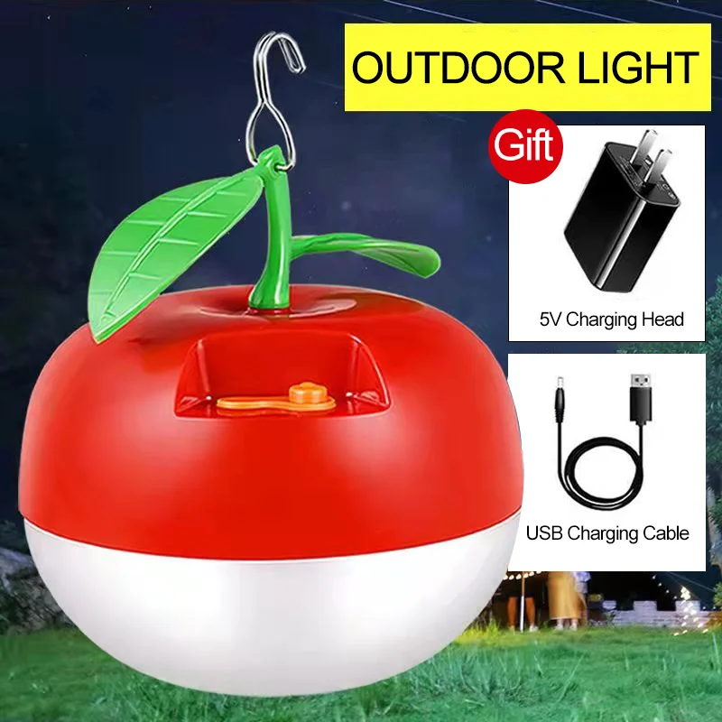 

500 Watts Solar LED Camping Light USB Rechargeable Bulb For Outdoor Tent Lamp Portable Lanterns Emergency Lights For BBQ Hiking