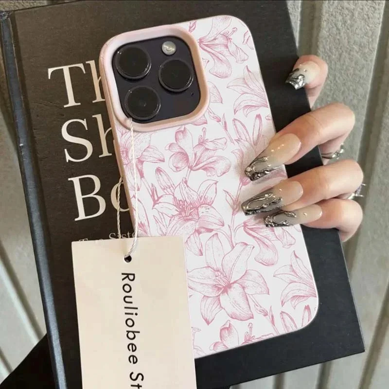 Elegant Lily Blossom Phone Case