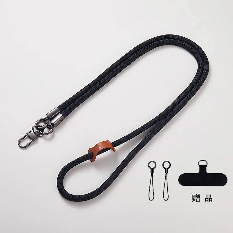Universal Anti-Lost Woven Rope Phone Lanyard with Detachable Crossbody Neck Strap