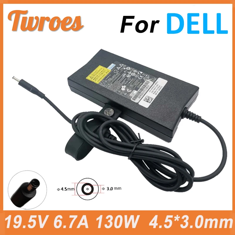 19.5V 6.7A 4.5*3.0Mm Adattatore Ca Per Laptop Caricatore Cc Per Dell Xps 14 Xps 15 9530 Precisione M6300 Ispiron15 7000 7557 Alimentatore