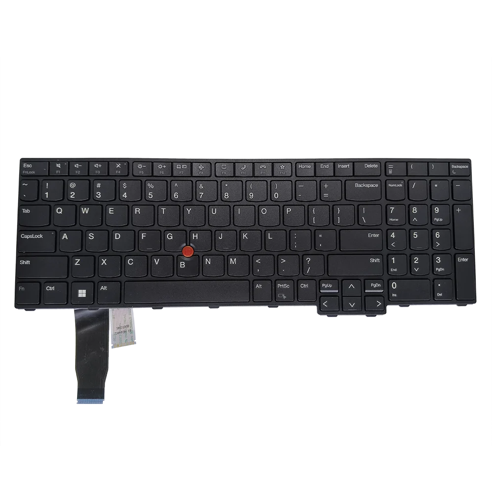 Teclado Backlight dos Eua para Lenovo Thinkpad L15 Gen Notebook Inglês Teclados Light Trackpoint Quadro Preto 21h3 21h4 21h8 21h7 - Imagem 5