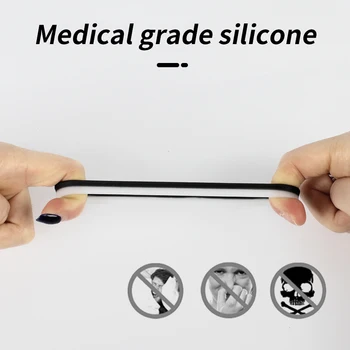 New Cock Ring Silicone Penis Ring Male Delay Ejaculation Lasting Scrotum Lock Ring Sex Toys for Men Adult Erection Sex Product 4