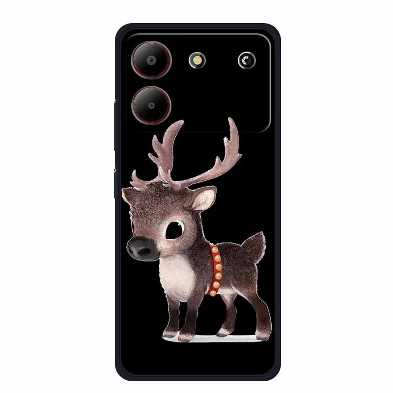 Cute Cartoon Cat Black Silicone Soft Phone Case - Stylish Protective Back Cover
